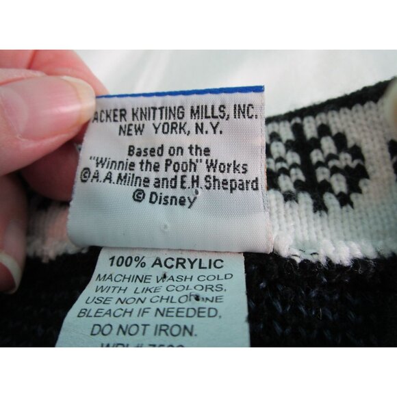 Vintage Winnie The Pooh Tigger Ugly Christmas Sweater Disney Lg GUC - Picture 3 of 16